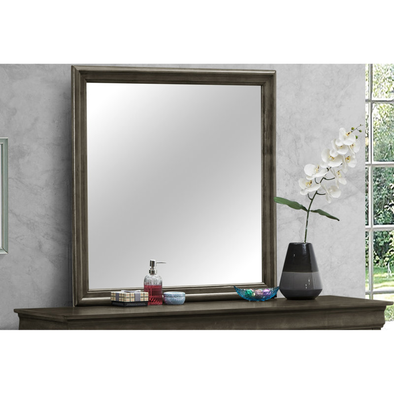 Miroir de cuisine gris - Glory Furniture G3105-m, 38 po X 1 po, 23 lb, maison décorative 38 po 1 po 38 po