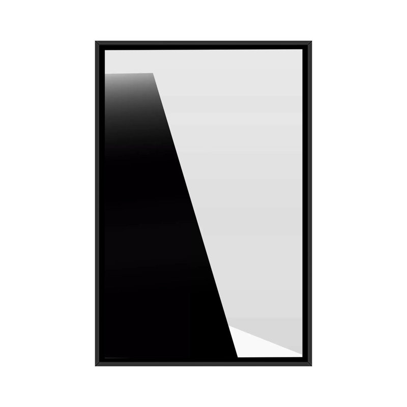 Atmospheres modernes Albree, impression sur toile, H 48 po x l 32 po x P 1,5 po, Toile avec cadre noir, Pas de tapis