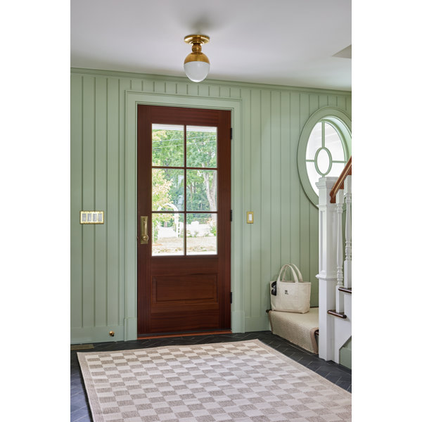 Erin Gates by Momeni Saybrook Check Gray Indoor / Outdoor Area Rug ...