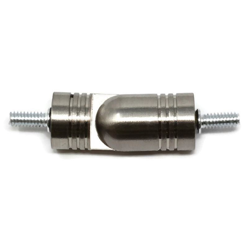 Accessoire de quincaillerie de rideau à charnière Peirce, Acier brossé, H 0,87 po x l 3,5 po x P 0,87 po