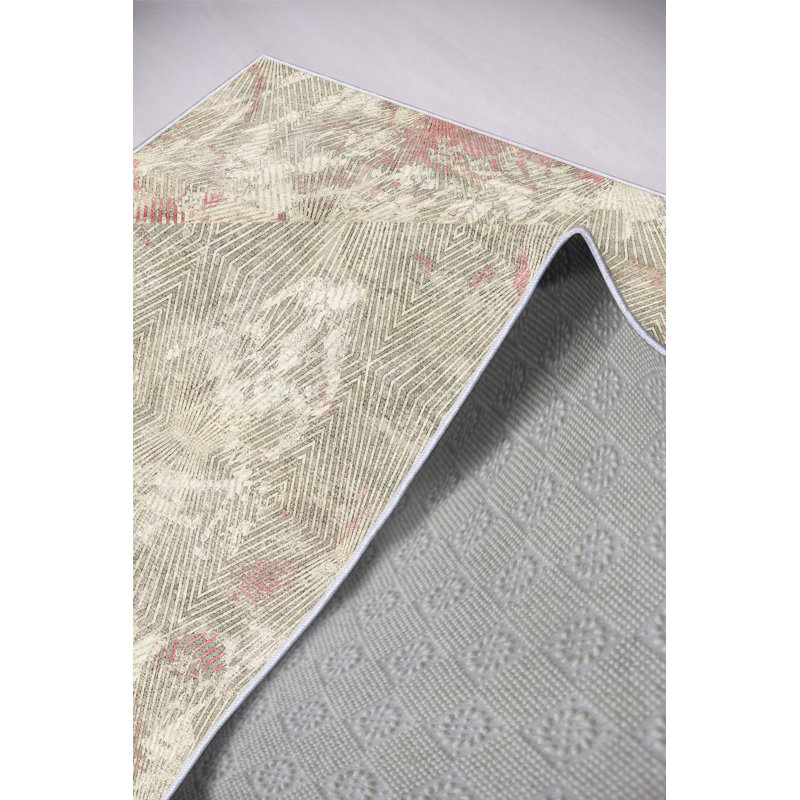 Premium Hall Carpet, 3.3 x 6.6 ft, Grey | 100% Polyester, 650 g/m² | Antibacterial, Non-Slip PVC Dot Underside | Machine Washable, Eco-Friendly, 0.2 in Pile Height | Perfect for Entryway, Living Room & Bedroom