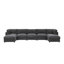 Canapé modulaire rembourré en velours côtelé-1266145315