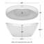 Dorrit 60" x 32" Freestanding Soaking Acrylic Bathtub with Faucet-26066790-6693520