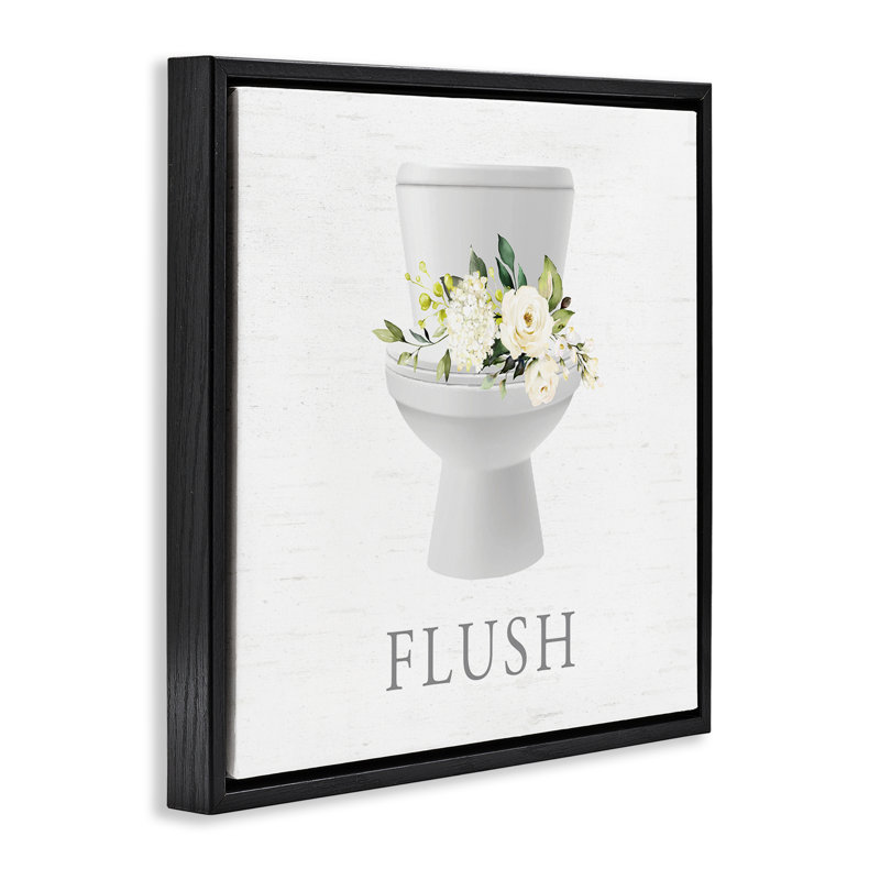 Art mural sur toile Floater Floater, Cadre flottant noir de jais, H 18 po x l 18 po