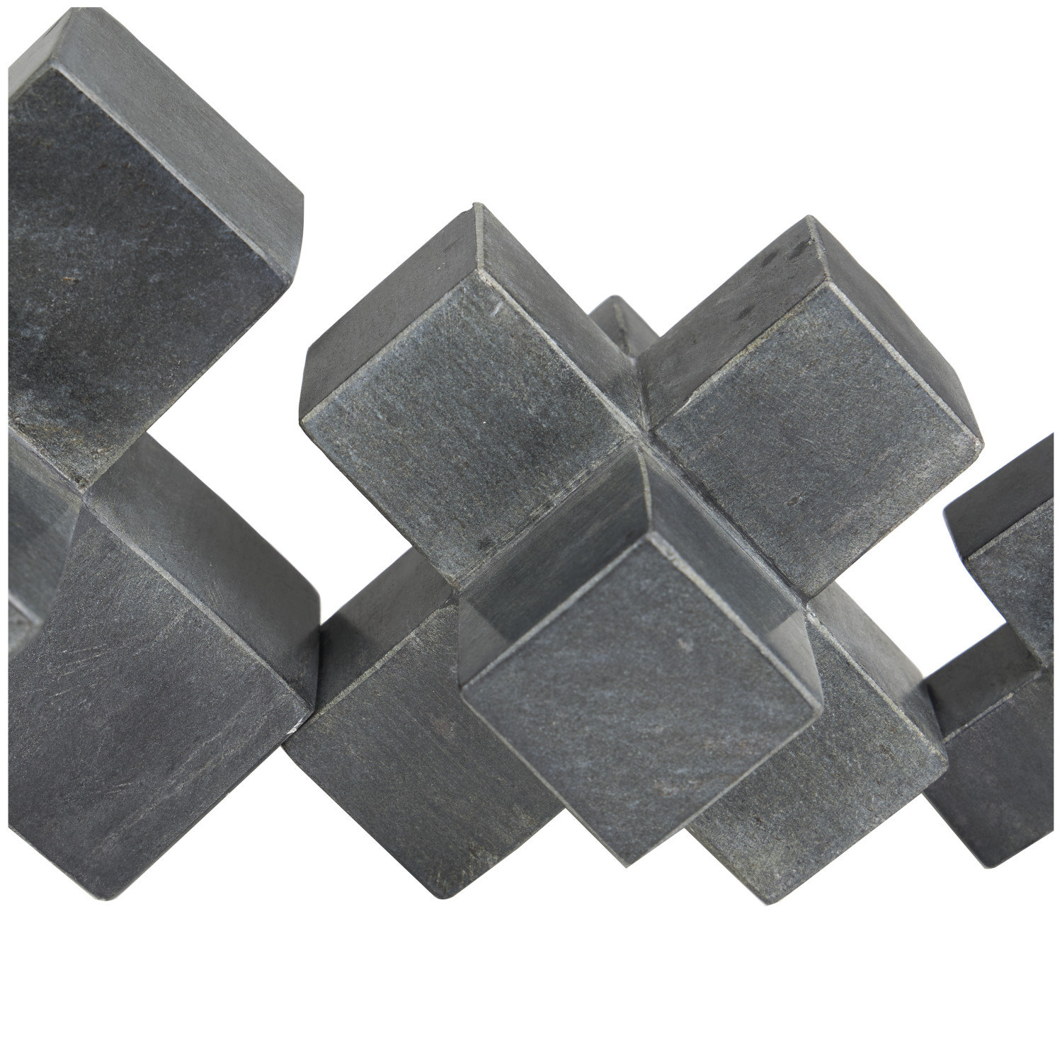 Ethie Genuine Marble Sculpture, 6.2" H x 5.75" W x 5.8" D, Black