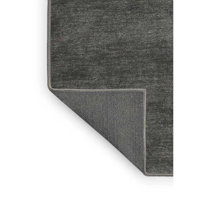 Tapis noir/gris zone contemporaine, Rectangle 5 pi x 7 pi