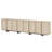 Maisonet Modern Sideboard Buffet Cabinet With 8 Doors, Multifunctional Sideboard With Large Storage And T-Shaped Legs, Coffee Bar Cabinet Storage Cabinet For Kitchen, Dining Living Room-114234509
