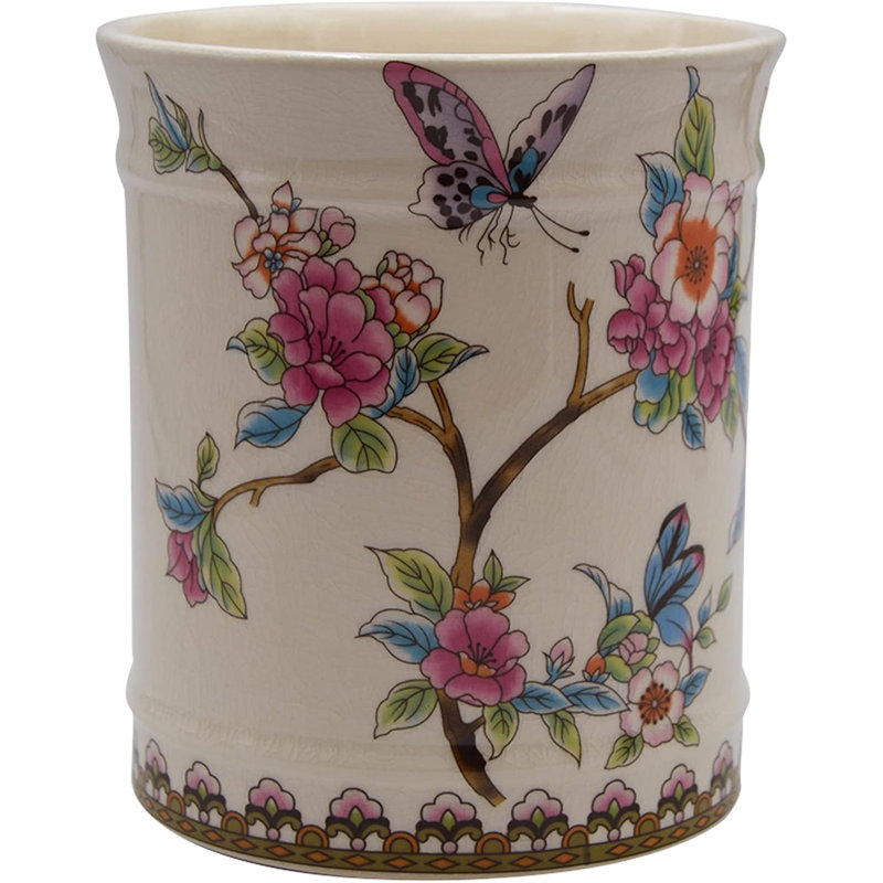 Tabletop Ceramic Cookware Butterfly Ice Cracking
