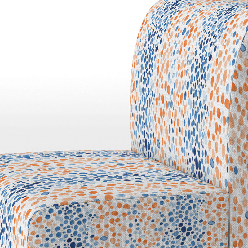 Fauteuil de chambre Abstract, Pantoufle sans accoudoirs