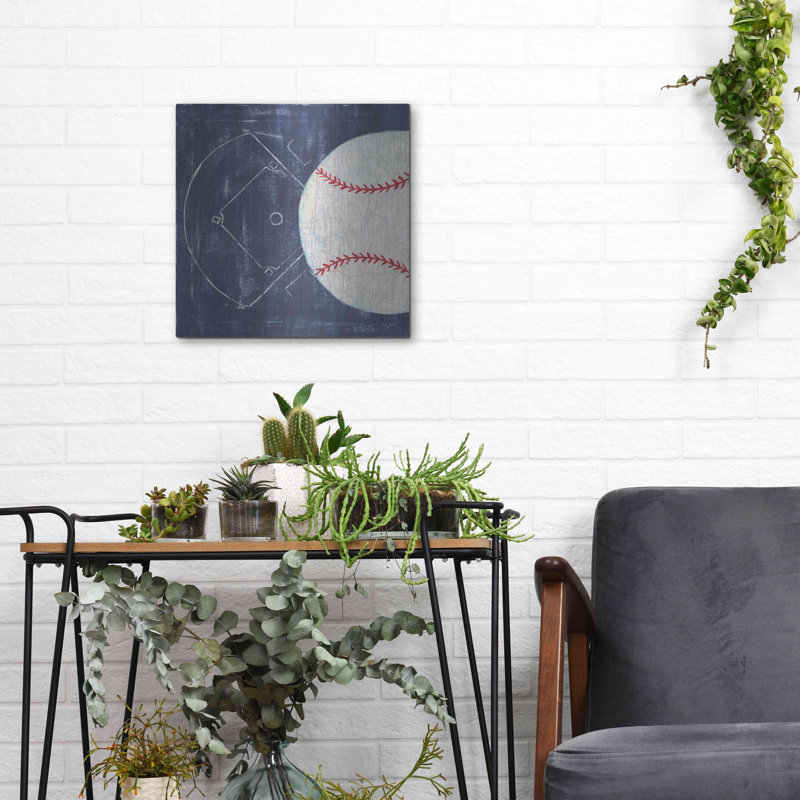 «On the Field III» par Courtney Prahl, art mural en métal, 36 po x 36 po, H 12 po x l 12 po