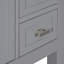 Armoire d'appoint 2 portes, meuble-lavabo de salle de bain avec lavabo supérieur, armoire de rangement de salle de bain avec tiroirs-88617266