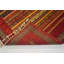 Aryana Wool Striped Area Rug in Red