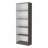 Matt Gray And White 5-Shelf Bookcase-230035852