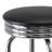 Clarksburg Swivel Upholstered Counter Stool with Metal Frame
