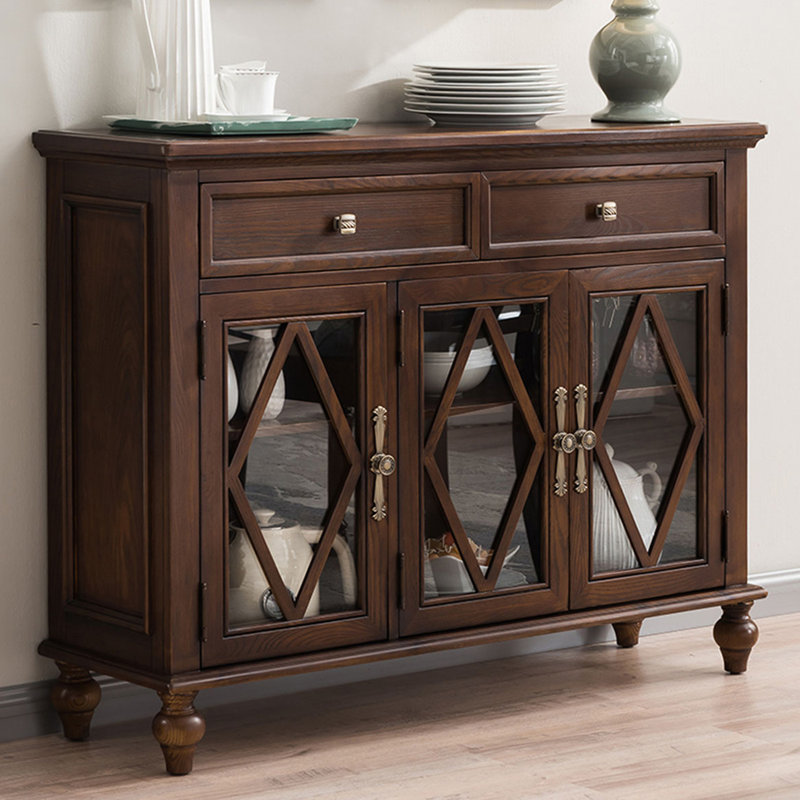 Buffets à grande capacité American-Style Retro, H 36,22 po x l 47,24 po x P 14,17 po