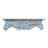 Wood 1 Shelf Scroll Blue Wall Shelf
