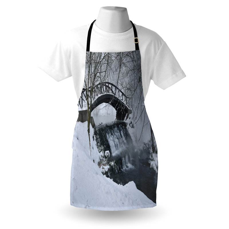 No Pattern Bib Apron