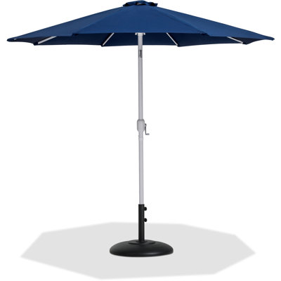 Chavelle Fabric / Aluminum Patio Umbrella With Base Sets