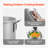 60 Qt Seafood Boiling Kit with Strainer Outdoor Crab Crawfish Cooking Pot-111780300