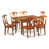 7 pièces : 1 table, 6 chaises sélectionné