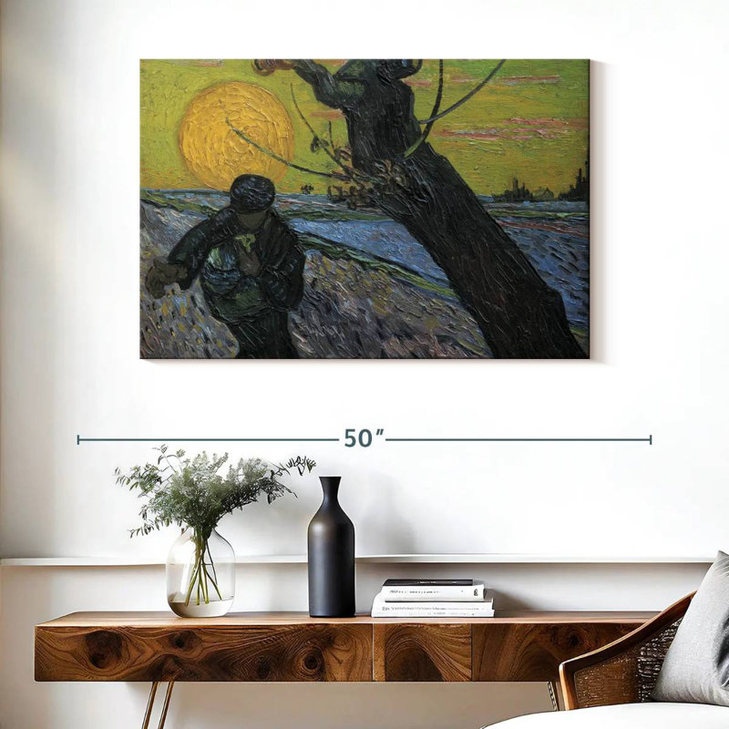Senne le semeur 1888, H 26 po x l 39 po
