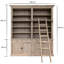 Crispa 239.98cm H x 508cm W Solid Wood Library Bookcase