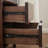 Walnut Coat Rack with Wheels