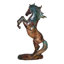 Statue de petit cheval d'élevage en résine Bania, taille: 8 po x 3 po x H 13 po