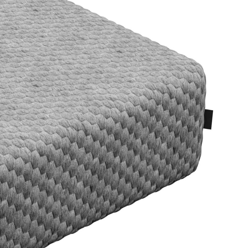 Matelas entièrement en mousse - gel froid très grand de taille moyenne de 8 po, blanc pour matelas de repos