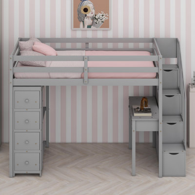 Loft Bed With Storage Drawers
