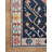 Moroccan Machine Made Power Loom Polyester Area Rug in Rust/Navy-78565290