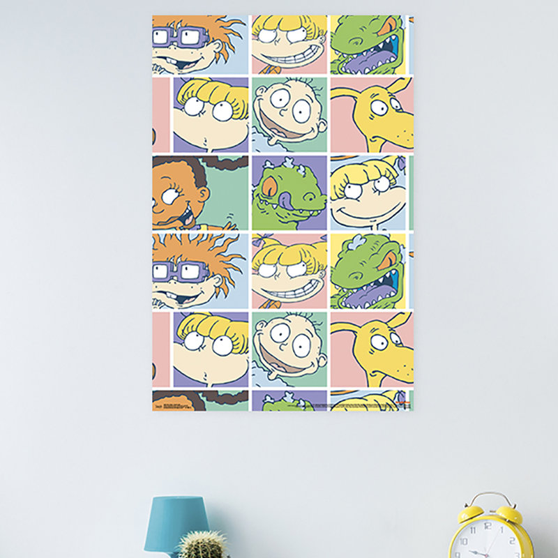 Impression sur papier grille nick toons-rugrats