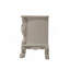 Table de chevet blanc os