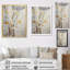 «Tree Whispers Of Grey & Yellow III», impression sur toile florale et botanique-91361352-91361356