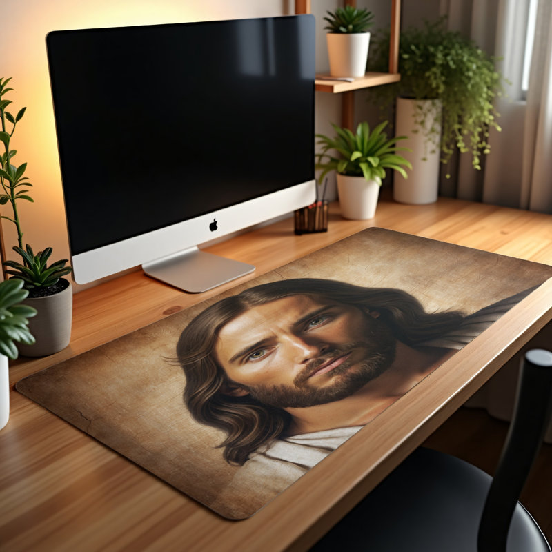 Polyester Desk Pad, 14.4x12.1