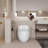 1-Piece 1.28 GPF Single Flush Egg Shape Toilet In Glossy White