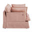 Fauteuil d'appoint surdimensionné de 47,2 po avec port double, base et accoudoirs de conception moderne, coussins décoratifs, siège profond et large, canapé simple confortable en forme de nuage, fauteuil en chenille pour le salon et l’appartement-1317132688
