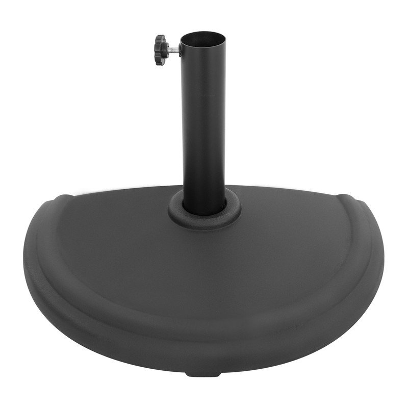 Outdoor 49 cm Half Round Umbrella Base, Weight Up to 9.5 kg