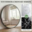 Round Metal Framed Wall Mirror-130134467-130134468
