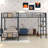 L-Shaped Twin Over Twin Bunk Bed With Twin Size Loft Bed With Desk And Shelf