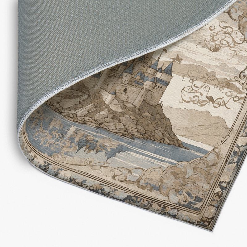 Moonlit Fortress Indoor And Outdoor Area Rug, Rectangle 2' x 3'