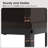 Alaye Floor Mounted Over-the-Toilet Storage Cabinet, Double Doors Above Toilet Bathroom Storage-501786445