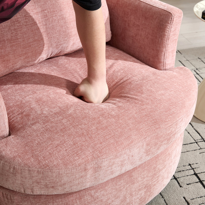 Chaise pivotante, Rose