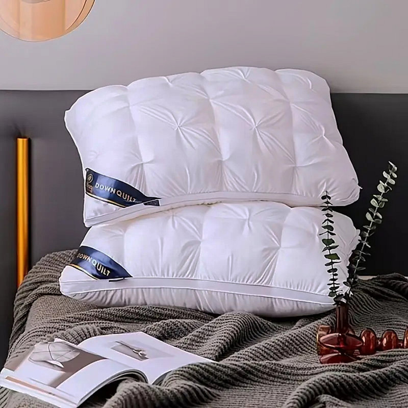 1Pack White Bread Pillow-Hotel, White
