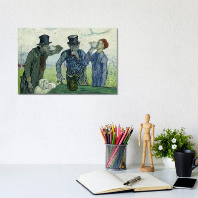 The Drinkers, 1890 - Giclée sur toile tendue avec châssis