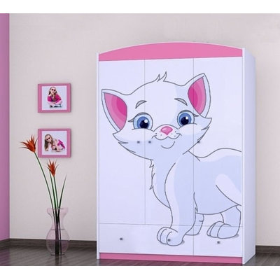 Parrott 3 Door Wardrobe