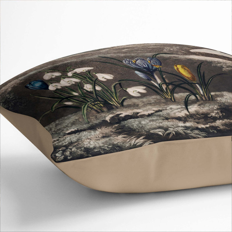 Square Cushion, 40cm H x 40cm W x 15cm D, Stone