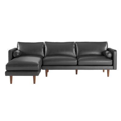 Arantza Faux Leather L-Shaped Sectional