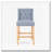 27"Counter Heith  Tufted Wingback Barstool-1124447344