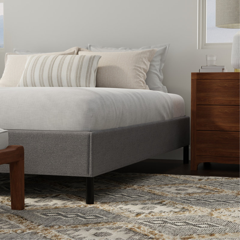 Sommier simple noir et gris TG, conçu pour une utilisation sans couture avec des matelas standard, profondeur de 80 po, largeur de 38 po, hauteur de 15 po, 42 lb, installation sans effort, gris, TG, compatibilité universelle, marches